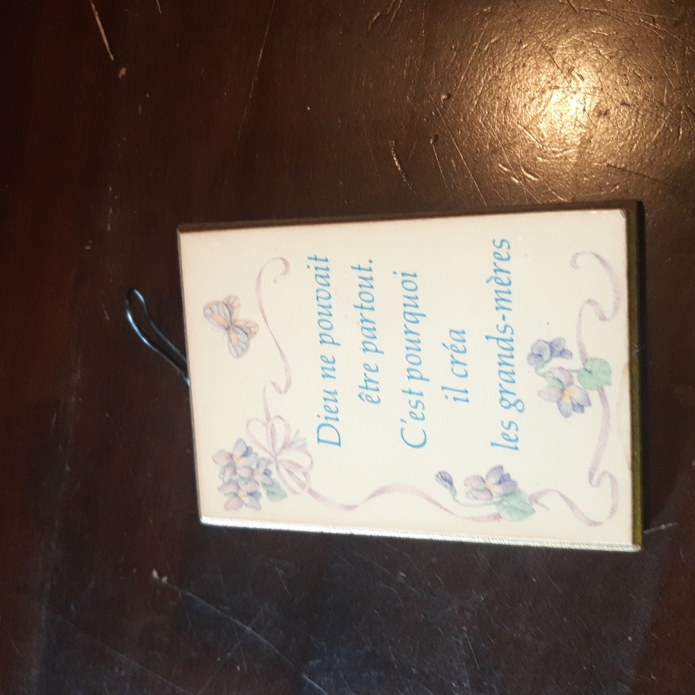 Carlton Cards Plaque Wall Hanging Grand Mère